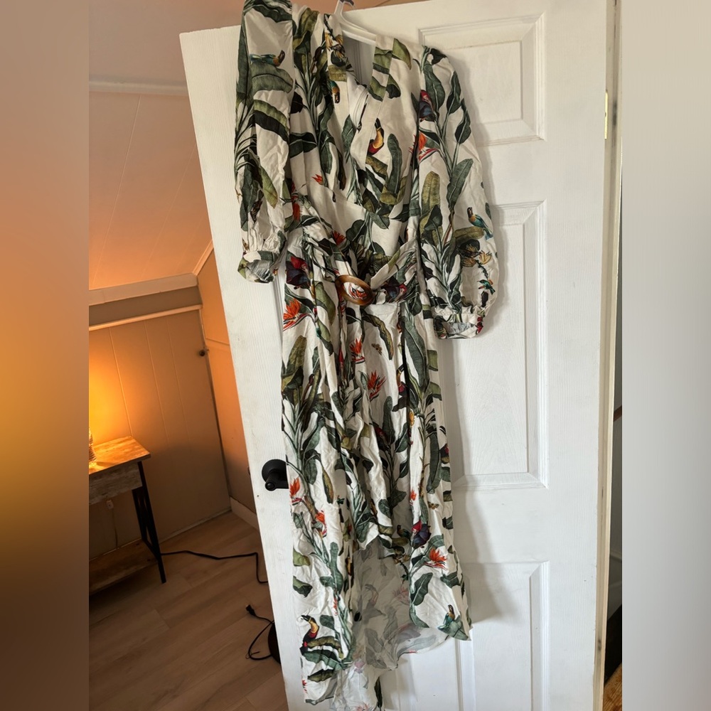 Patbo new with tags tropical print high low romper